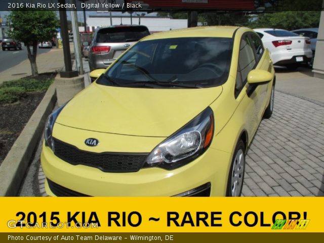 2016 Kia Rio LX Sedan in Digital Yellow