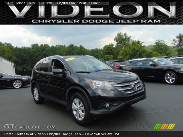 2012 Honda CR-V EX-L 4WD in Crystal Black Pearl