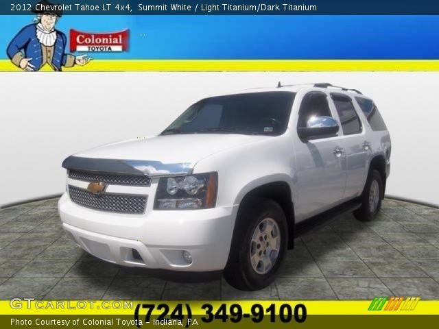 2012 Chevrolet Tahoe LT 4x4 in Summit White