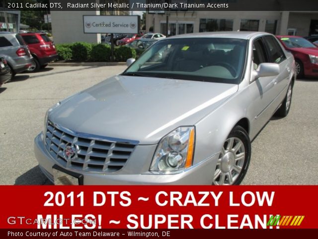 2011 Cadillac DTS  in Radiant Silver Metallic