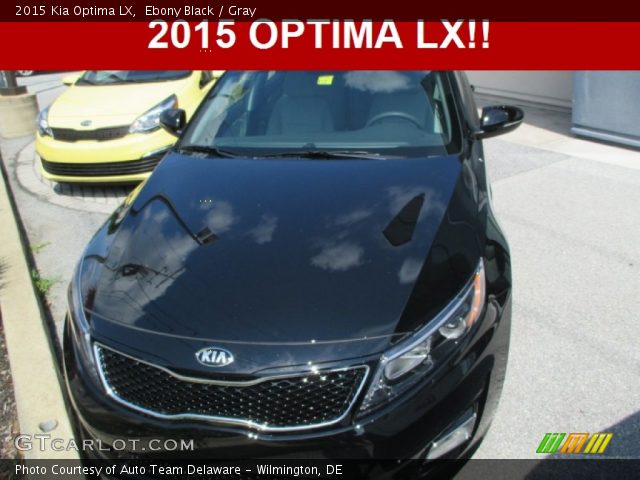 2015 Kia Optima LX in Ebony Black