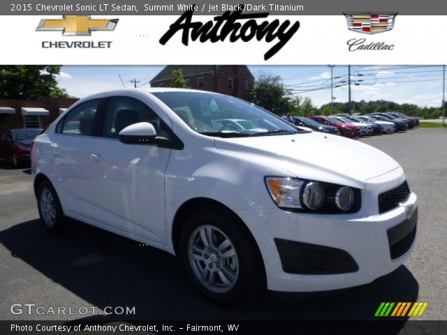 2015 Chevrolet Sonic LT Sedan in Summit White