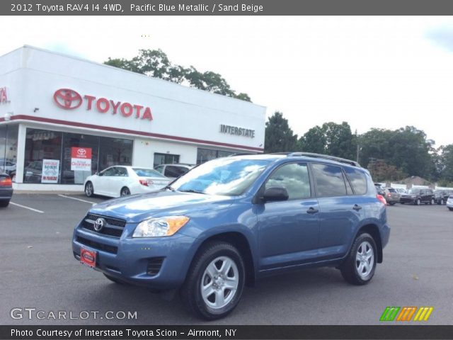 2012 Toyota RAV4 I4 4WD in Pacific Blue Metallic