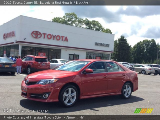 2012 Toyota Camry SE in Barcelona Red Metallic