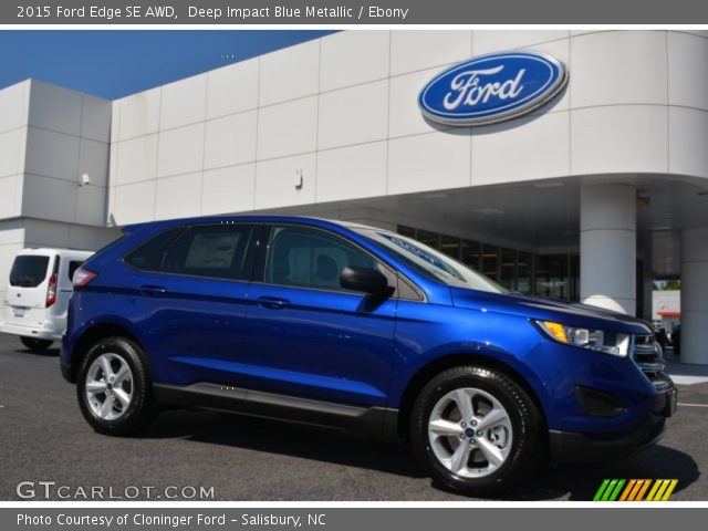 2015 Ford Edge SE AWD in Deep Impact Blue Metallic