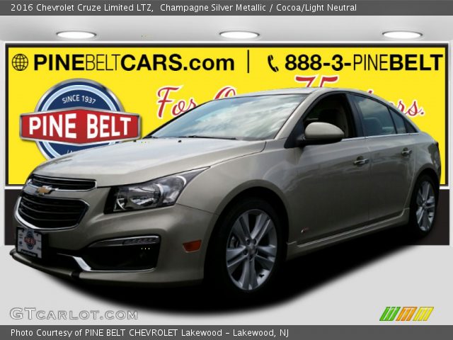 2016 Chevrolet Cruze Limited LTZ in Champagne Silver Metallic