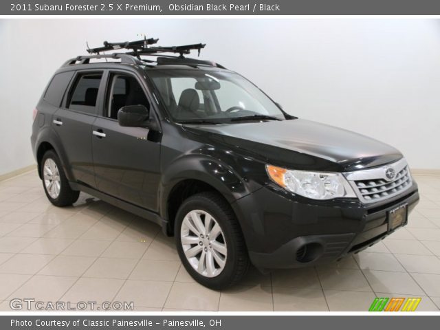 2011 Subaru Forester 2.5 X Premium in Obsidian Black Pearl