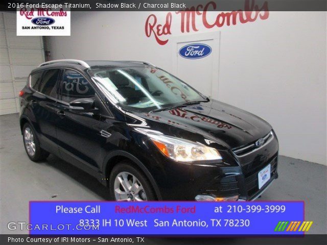 2016 Ford Escape Titanium in Shadow Black