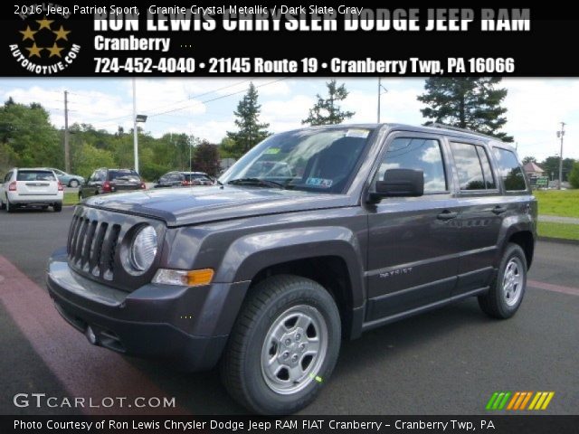 2016 Jeep Patriot Sport in Granite Crystal Metallic