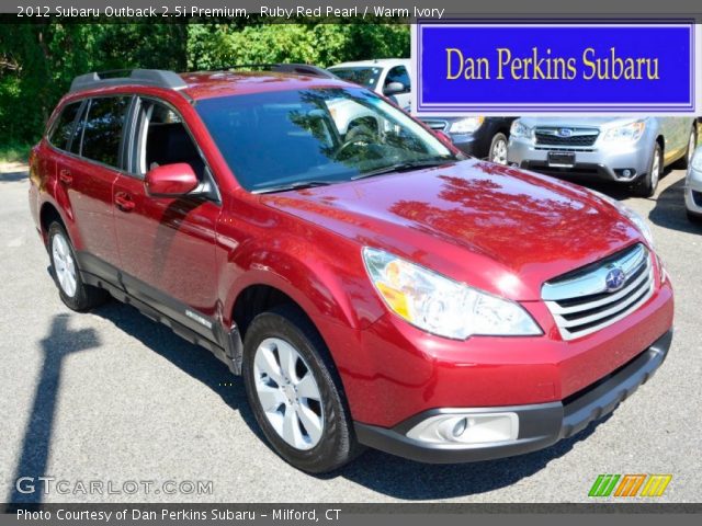 2012 Subaru Outback 2.5i Premium in Ruby Red Pearl