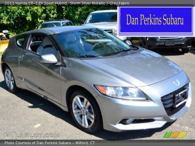 2011 Honda CR-Z EX Sport Hybrid in Storm Silver Metallic