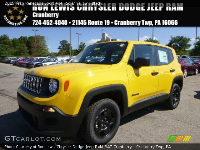 2015 Jeep Renegade Sport 4x4 in Solar Yellow