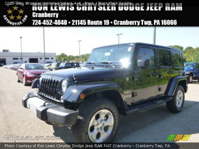 2015 Jeep Wrangler Unlimited Sahara 4x4 in Black