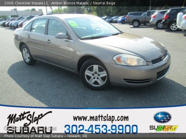 2006 Chevrolet Impala LS in Amber Bronze Metallic