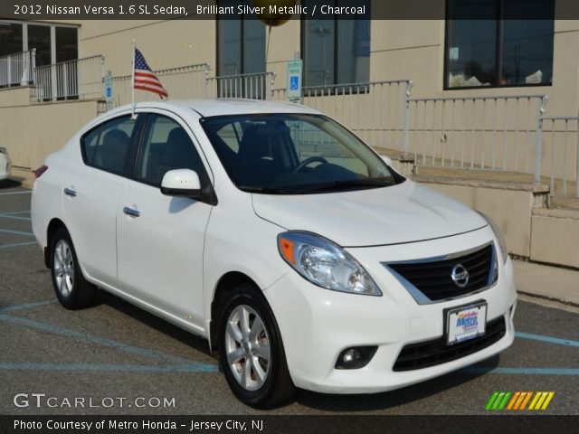 2012 Nissan Versa 1.6 SL Sedan in Brilliant Silver Metallic