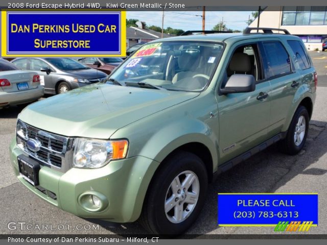 2008 Ford Escape Hybrid 4WD in Kiwi Green Metallic