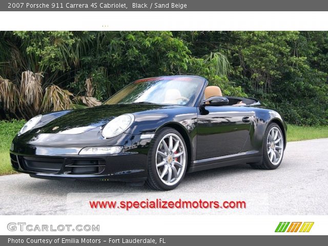 2007 Porsche 911 Carrera 4S Cabriolet in Black