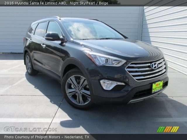 2016 Hyundai Santa Fe Limited AWD in Night Sky Pearl