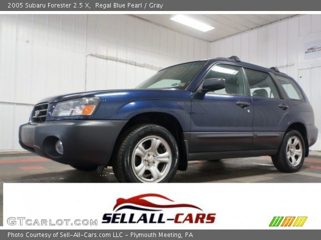 2005 Subaru Forester 2.5 X in Regal Blue Pearl