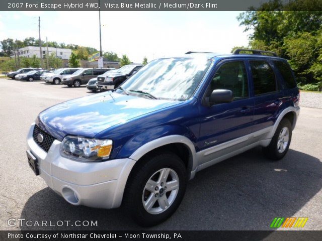 2007 Ford Escape Hybrid 4WD in Vista Blue Metallic