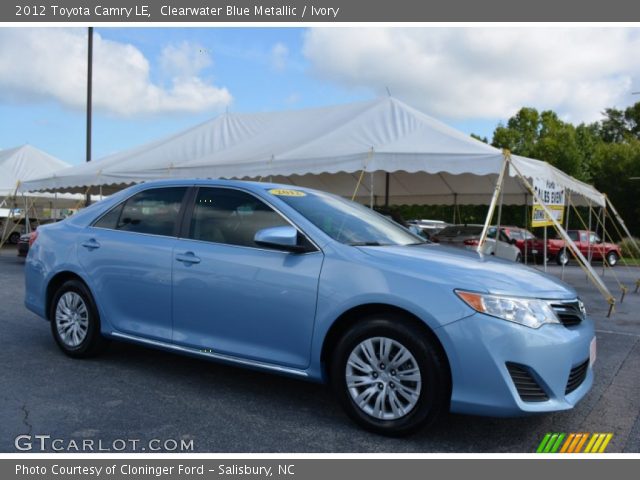 2012 Toyota Camry LE in Clearwater Blue Metallic