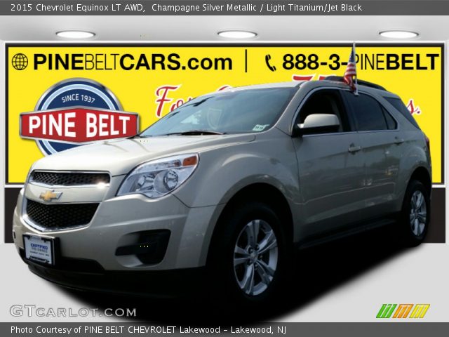 2015 Chevrolet Equinox LT AWD in Champagne Silver Metallic