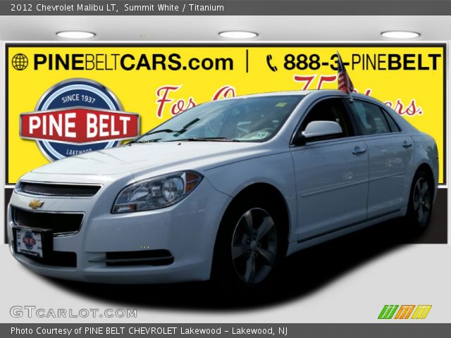 2012 Chevrolet Malibu LT in Summit White