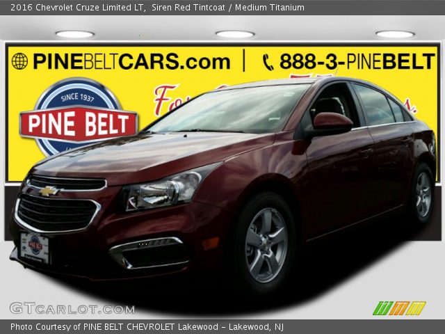 2016 Chevrolet Cruze Limited LT in Siren Red Tintcoat