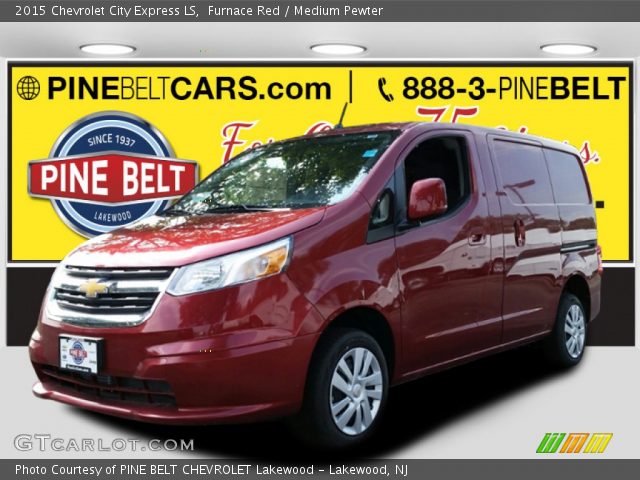 2015 Chevrolet City Express LS in Furnace Red