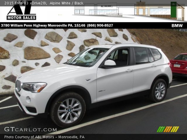 2015 BMW X3 xDrive28i in Alpine White