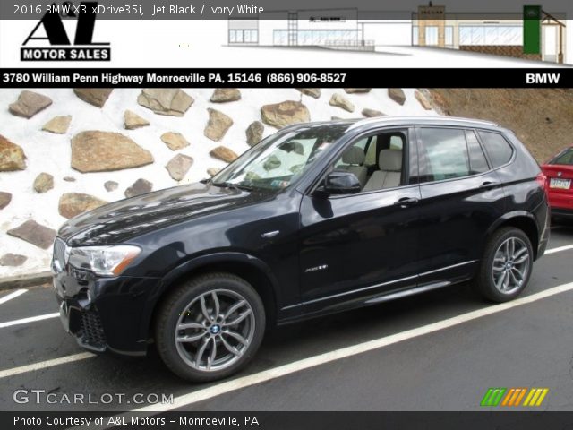2016 BMW X3 xDrive35i in Jet Black