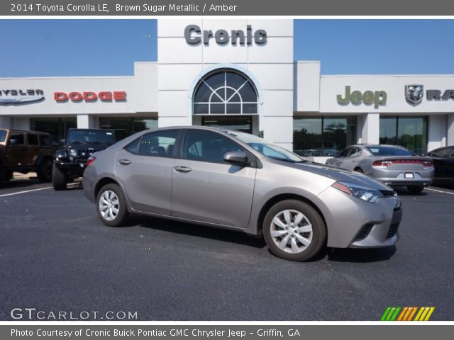 2014 Toyota Corolla LE in Brown Sugar Metallic