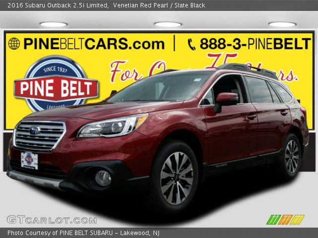 2016 Subaru Outback 2.5i Limited in Venetian Red Pearl