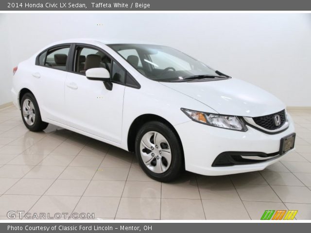 2014 Honda Civic LX Sedan in Taffeta White