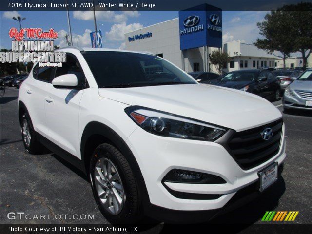 2016 Hyundai Tucson SE AWD in Winter White