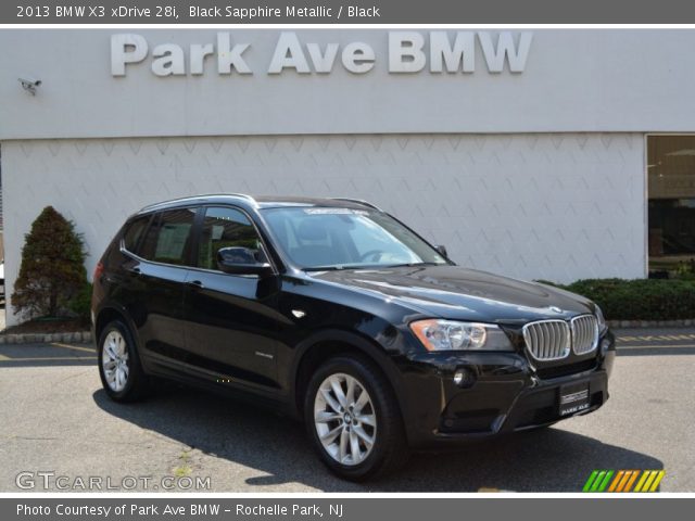 2013 BMW X3 xDrive 28i in Black Sapphire Metallic