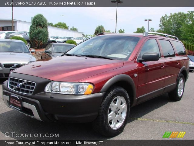 2006 Volvo XC70 AWD in Ruby Red Metallic
