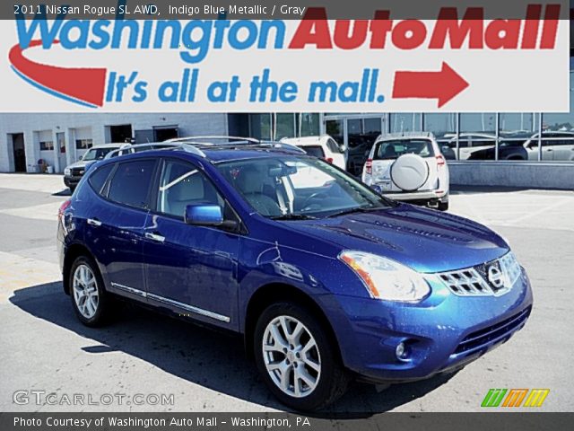 2011 Nissan Rogue SL AWD in Indigo Blue Metallic
