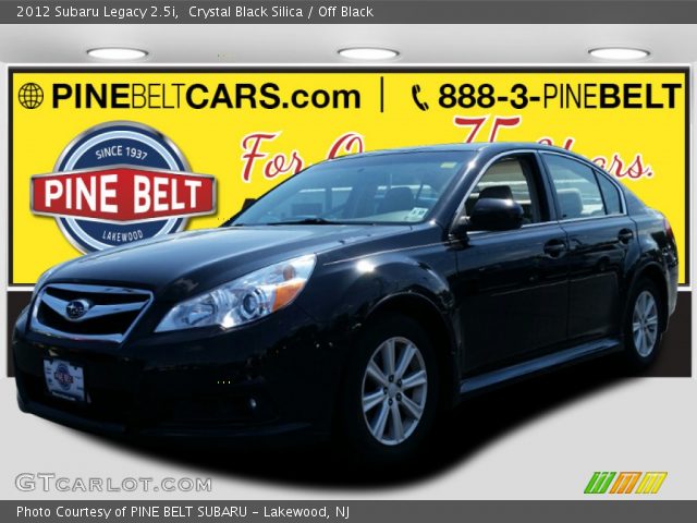 2012 Subaru Legacy 2.5i in Crystal Black Silica