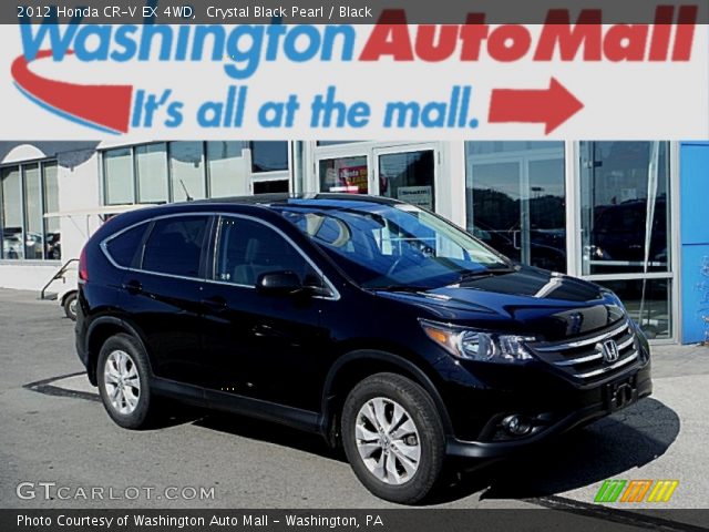 2012 Honda CR-V EX 4WD in Crystal Black Pearl