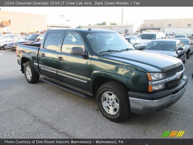 2004 Chevrolet Silverado 1500 LT Crew Cab 4x4 in Dark Green Metallic