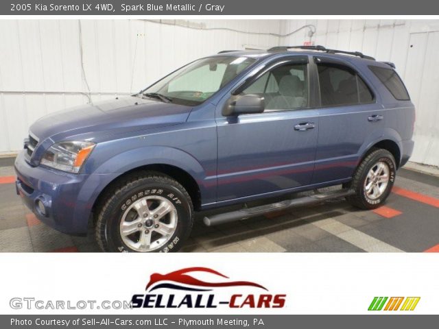 2005 Kia Sorento LX 4WD in Spark Blue Metallic