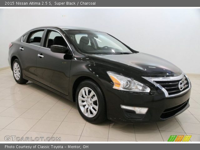2015 Nissan Altima 2.5 S in Super Black