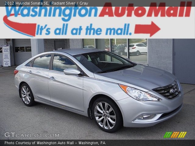 2012 Hyundai Sonata SE in Radiant Silver