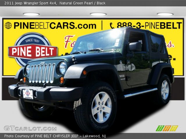 2011 Jeep Wrangler Sport 4x4 in Natural Green Pearl