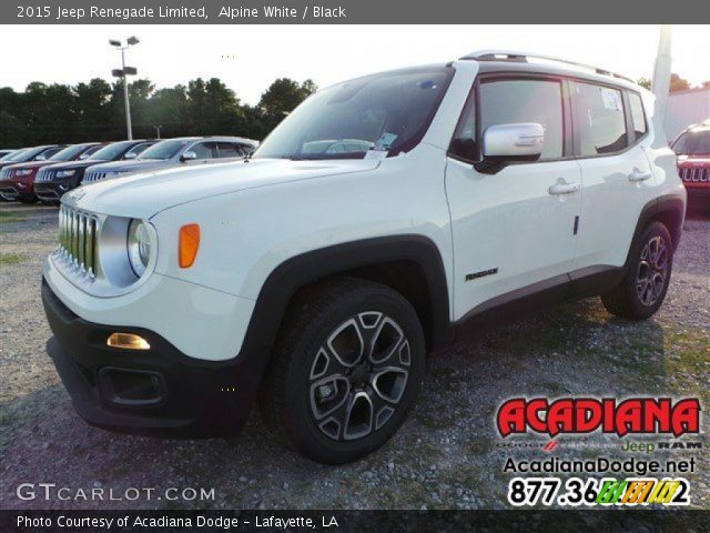 2015 Jeep Renegade Limited in Alpine White