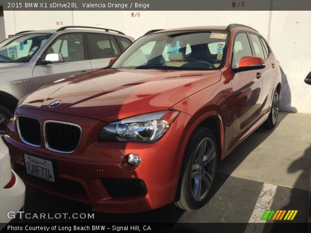 2015 BMW X1 sDrive28i in Valencia Orange