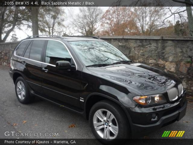 2005 BMW X5 4.4i in Black Sapphire Metallic