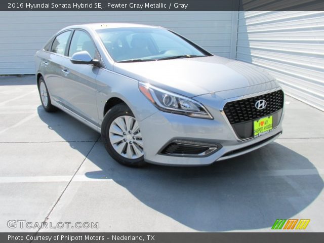 2016 Hyundai Sonata Hybrid SE in Pewter Gray Metallic
