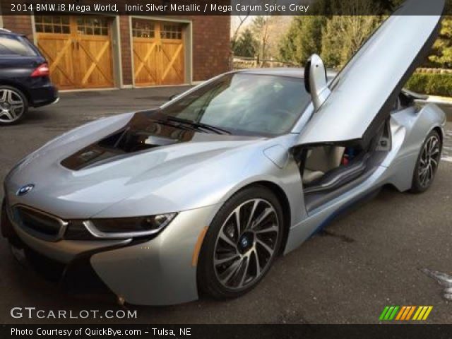2014 BMW i8 Mega World in Ionic Silver Metallic